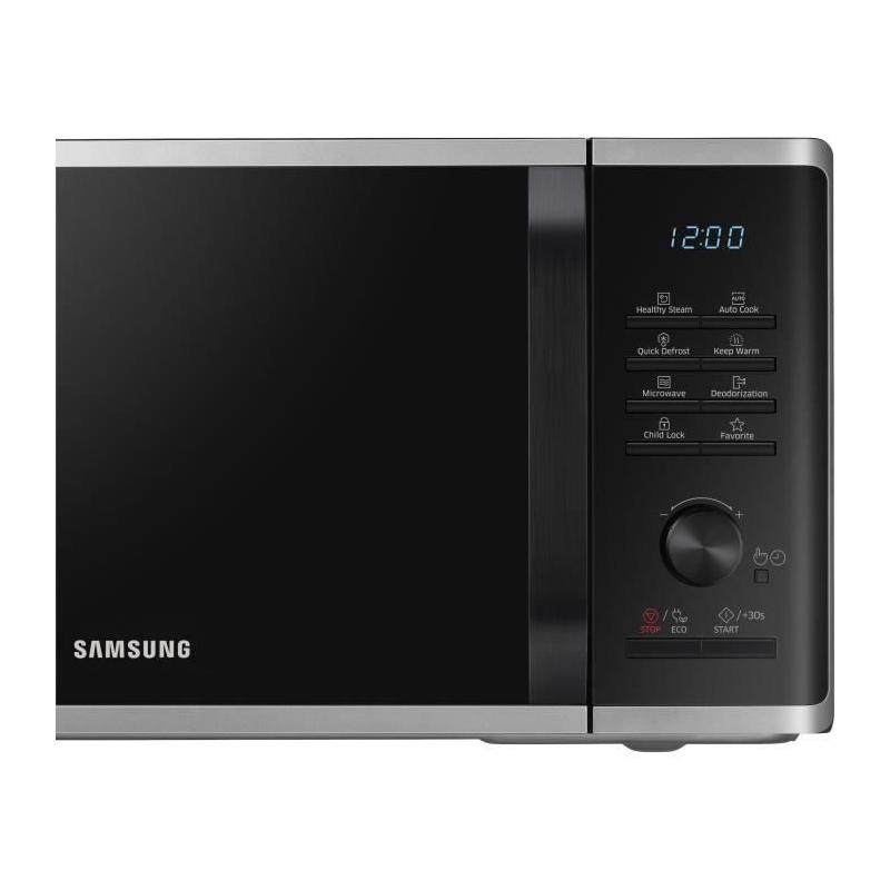 Micro-ondes solo Samsung MS23K3555ES - 23L - Contrôle électronique - Maintien au chaud