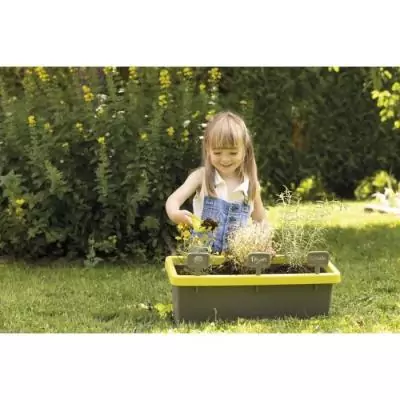 Jardinière Smoby Eden garnie 20L - Parfaite pour les petits jardiniers Jardinière Smoby Eden garnie 20L - Parfaite pour les petits jardiniers