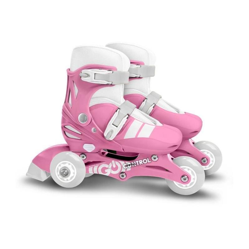 Patins en ligne 2-en-1 - STAMP - SKIDS CONTROL - Rose