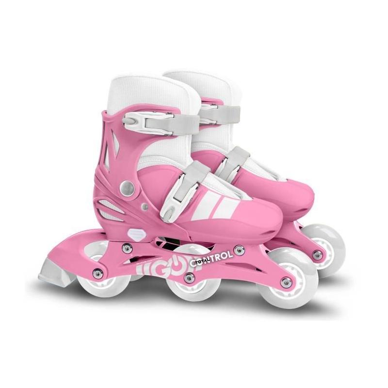 Patins en ligne 2-en-1 - STAMP - SKIDS CONTROL - Rose