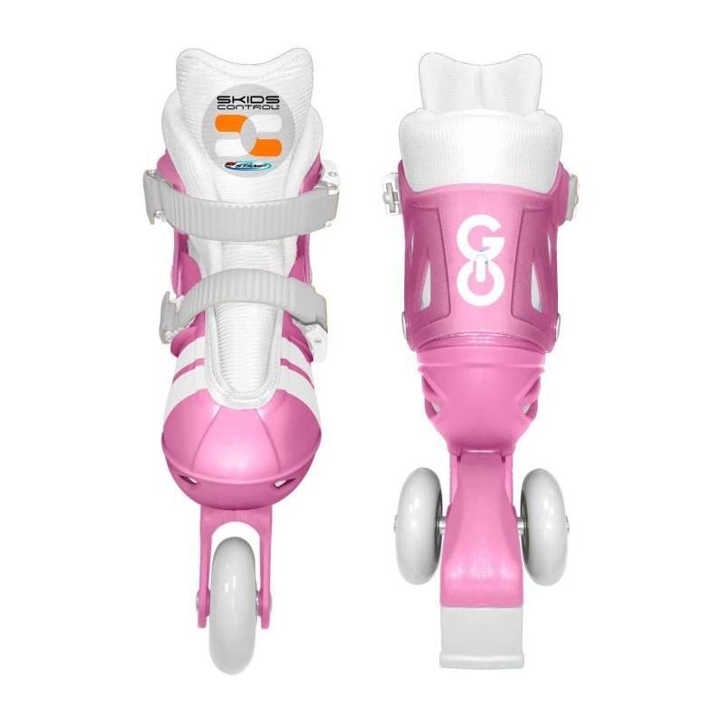 Patins en ligne 2-en-1 - STAMP - SKIDS CONTROL - Rose