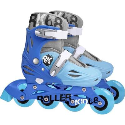 Roller en ligne ajustables pour enfant garçon 30-33 - Facile à transporter