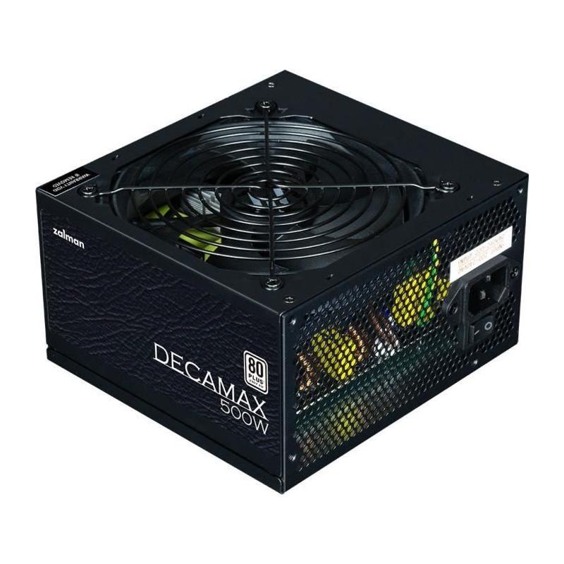 Alimentation PC ZALMAN DecaMax 500W - 80+ Noir