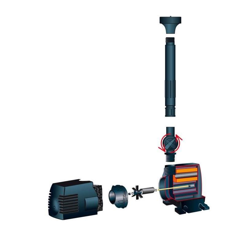 Pompe de bassin UBBINK Xtra 400 - débit 380l/h | Idéal pour votre jardin