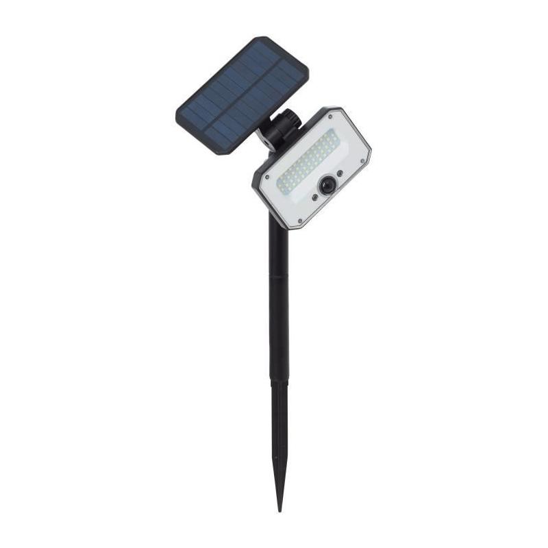 Balise solaire piquer BRILLIANT JOPLIN LED et solaire 4W - Noir