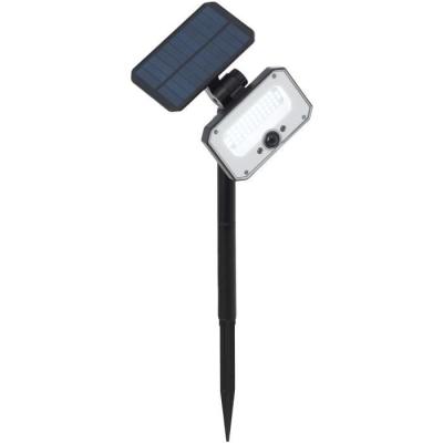 Balise solaire piquer BRILLIANT JOPLIN LED et solaire 4W - Noir