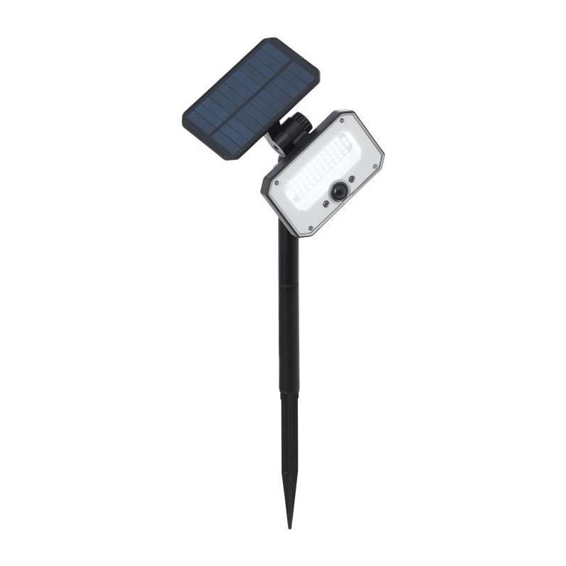 Balise solaire piquer BRILLIANT JOPLIN LED et solaire 4W - Noir