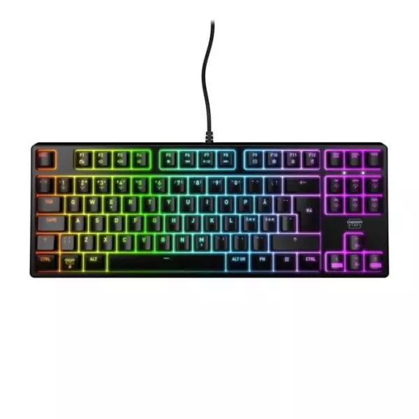 Clavier de gaming mécanique - CHERRY XTRFY K4V2 RGB TKL - Format TKL - Noir