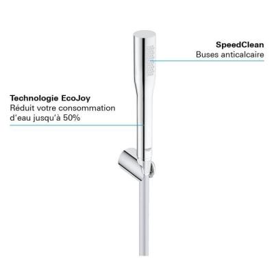 Pommeau de douche GROHE Vitalio Get Stick - 1 jet chromé