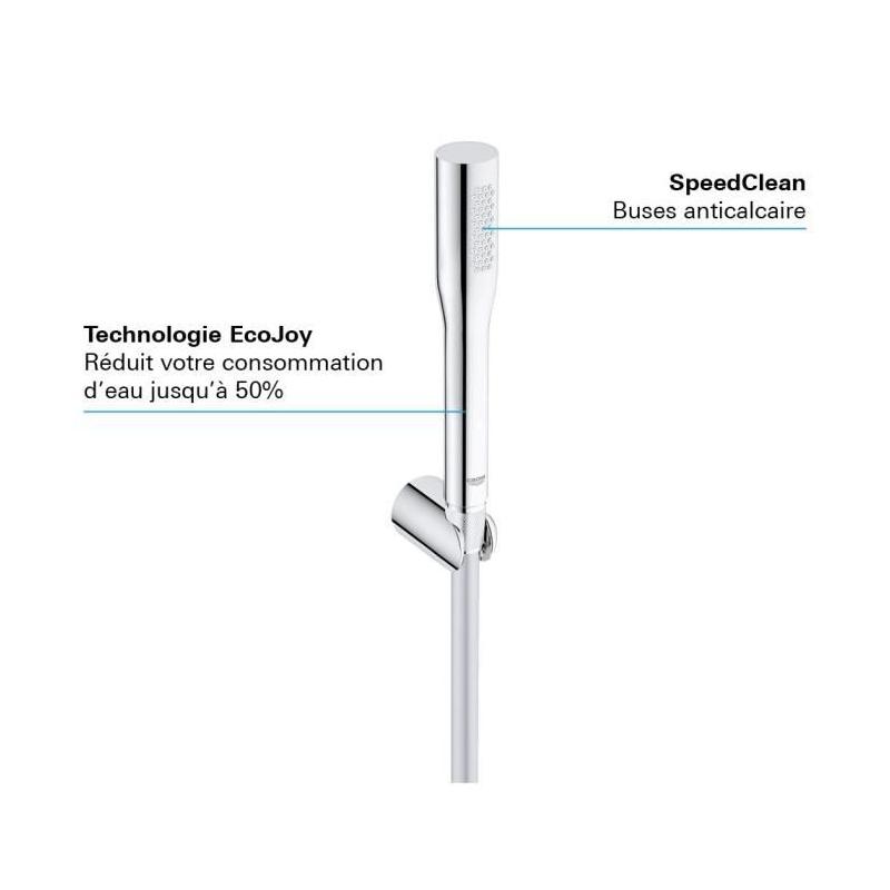 Pommeau de douche GROHE Vitalio Get Stick - 1 jet chromé