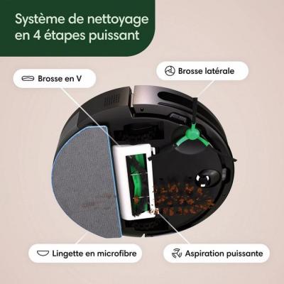 Aspirateur Robot iRobot Roomba Combo 2 Essential - Autovidage et Reprise - 2-en-1 ?