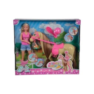 Steffi Love - Ensemble Cheval et Cavalière, Accessoires Inclus