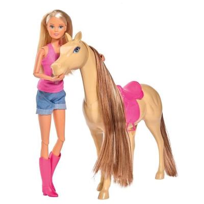 Steffi Love - Ensemble Cheval et Cavalière, Accessoires Inclus