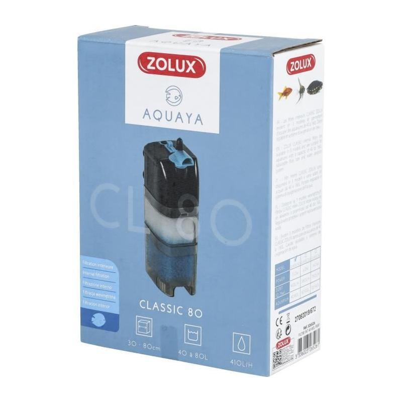 Filtre intérieur ZOLUX Classic 80 - Idéal pour Aquarium 40-80L