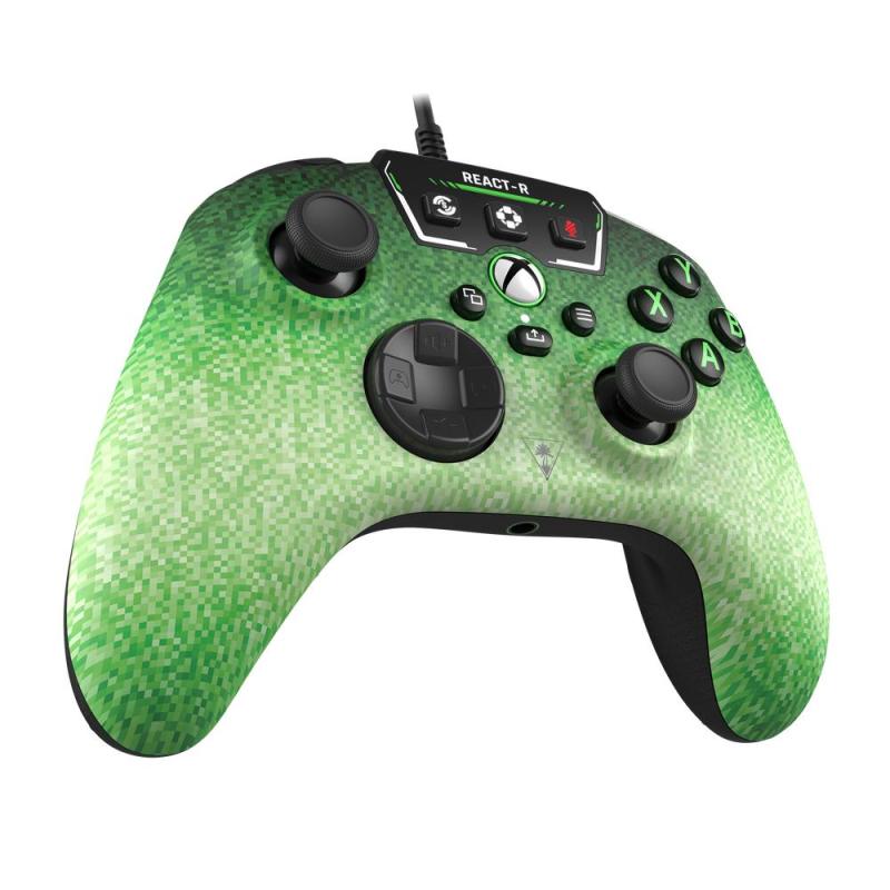 Turtle Beach React-R Noir, Vert USB Manette de jeu Analogique Numérique PC, Xbox One, Xbox Series S, Xbox Series X