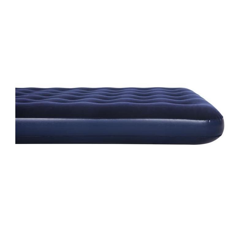 Matelas gonflable double Horizon avec pompe électrique et sac - Bleu