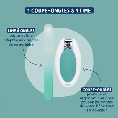 Trousse de soin Dodie Les Essentiels Bleu - Coffret d'allaitement