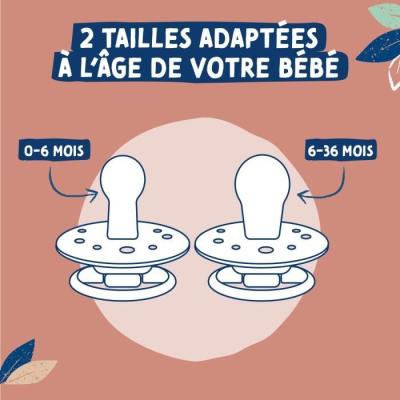 Sucettes Dodie Gaia +6m Sous le Soleil Lot de 2 - Silicone Anatomique