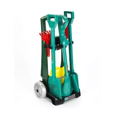 Chariot de jardinage Bosch avec accessoires - Pratique et compact Chariot de jardinage Bosch avec accessoires - Pratique et compact