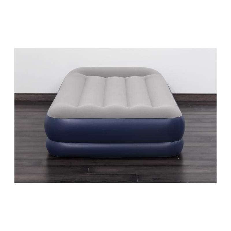 Matelas gonflable 1 place avec pompe intégrée - BESTWAY