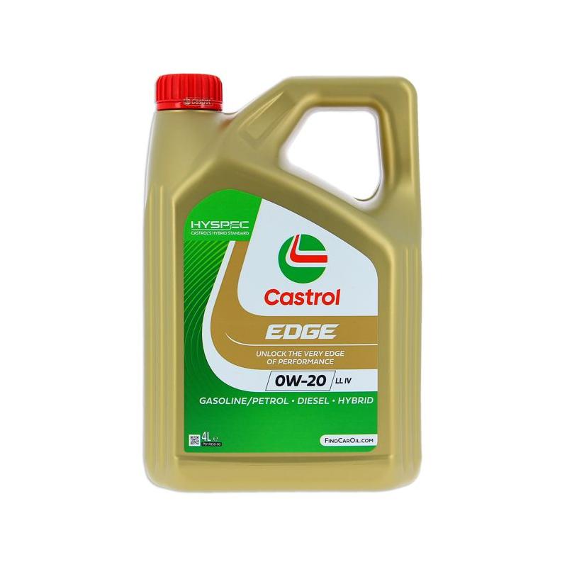 Huile moteur CASTROL EDGE 0W-20 LL IV - 4L - Performances exceptionnelles