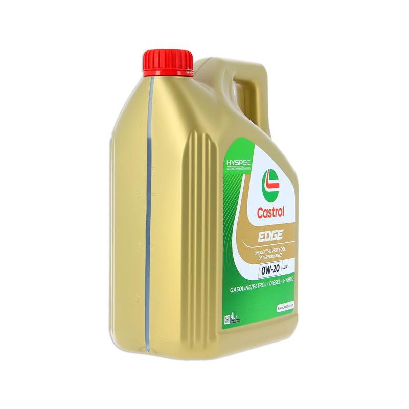 Huile moteur CASTROL EDGE 0W-20 LL IV - 4L - Performances exceptionnelles