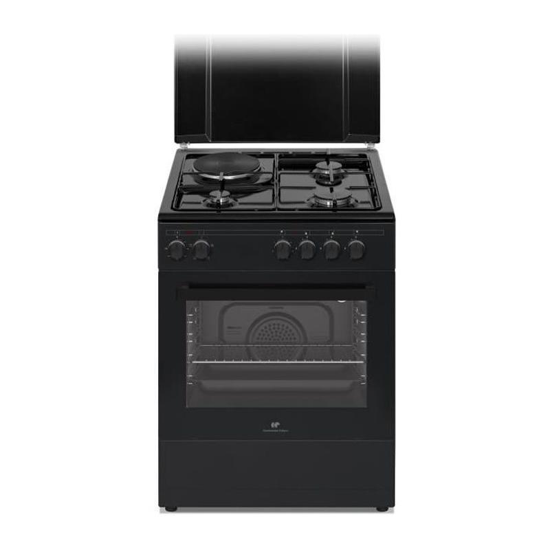 Cuisinière mixte Continental Edison CECM60FCB - Noir 