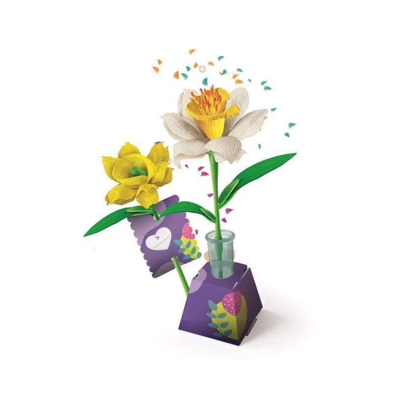 Puzzle CLEMENTONI - Crée tes fleurs - Narcisse : un jeu créatif!