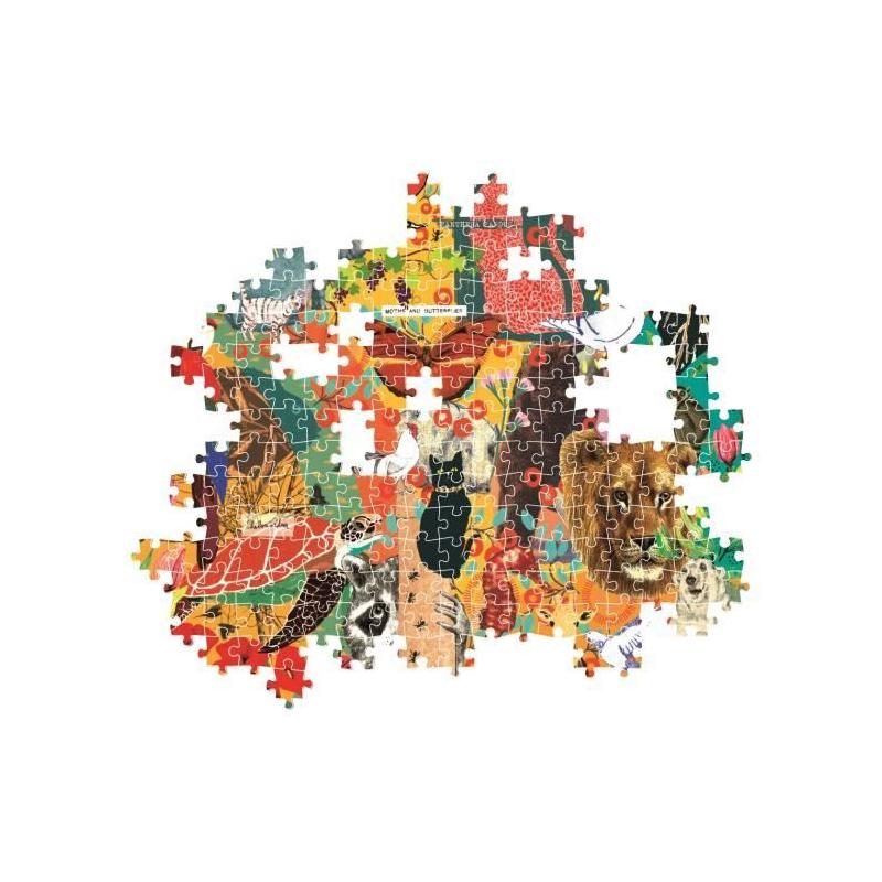 CLEMENTONI - Puzzle Compact 1000 pièces Animaux & Botanique