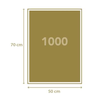 CLEMENTONI - Puzzle Compact 1000 pièces Animaux & Botanique