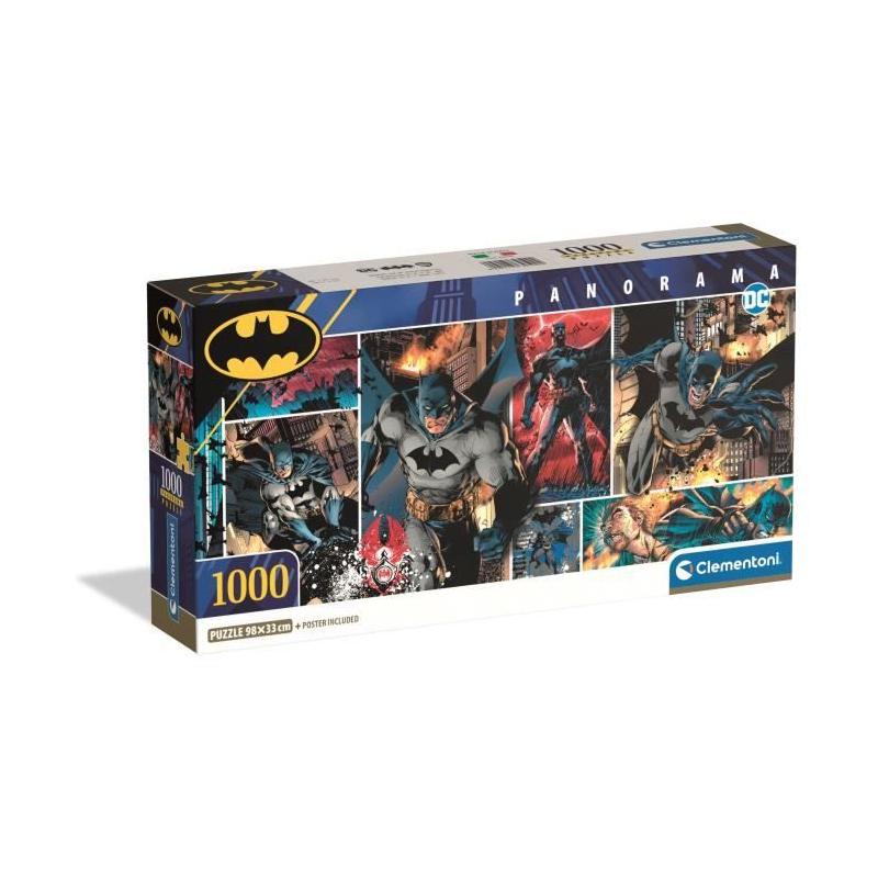 Puzzle Compact 1000 pièces Panorama Batman - CLEMENTONI