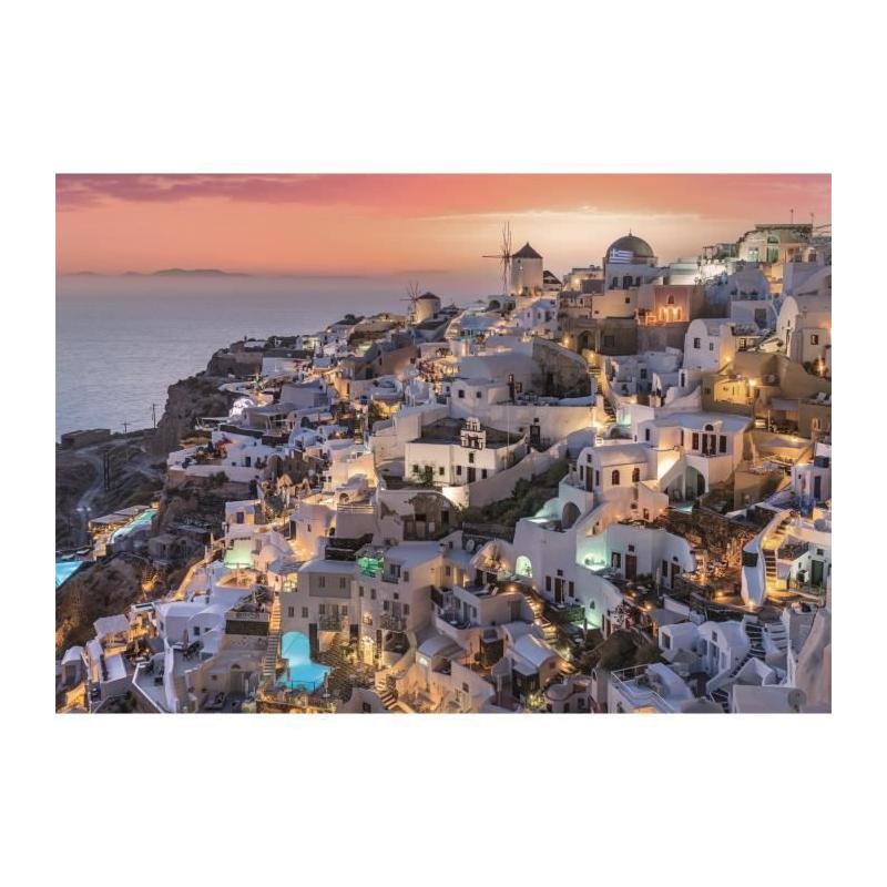 Puzzle 1000 pièces - Nuances de Santorin - Compact