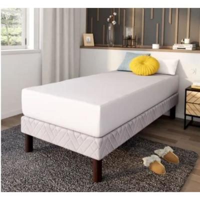 Drap housse DODO 90x190 cm - 100% coton - Blanc
