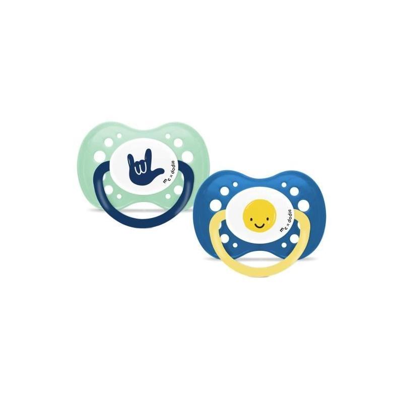 Sucettes anatomiques Dodie A109 EDL - Bleu par Mathilde Cabanas