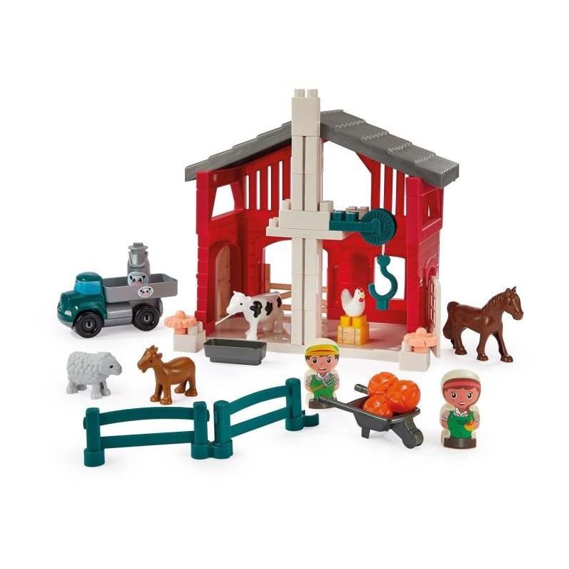 Jeu de construction Ferme traditionnelle Ecoiffier - 18 mois