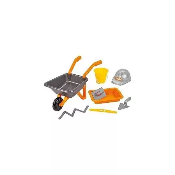 Jouet de construction - Ecoiffier - Pack maçonnerie brouette 50 cm - 8 pieces - Des 18 mois
