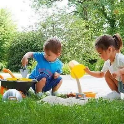 Pack maçonnerie brouette 50 cm - Jouet de plage sable