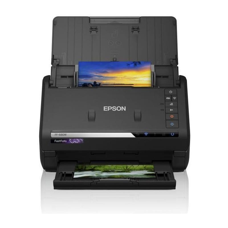 Scanner de documents EPSON FastFoto FF-680W - 600 dpi - Wifi et bac automatique