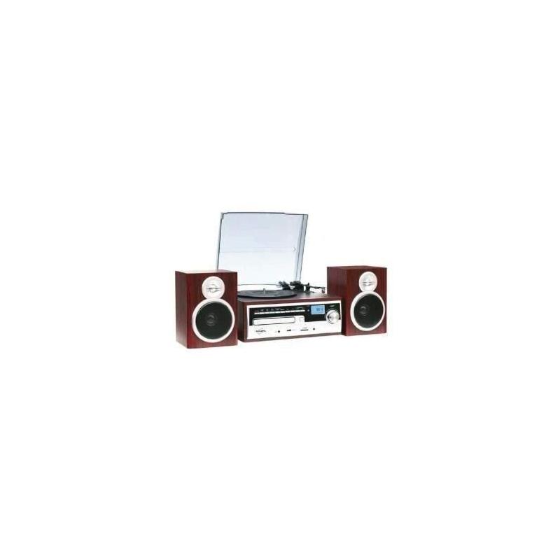 Chaîne HiFi vintage INOVALLEY CH14E avec encodage - Dimensions compactes