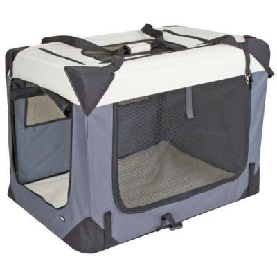 Boîte de transport KERBL JOURNEY - 81 x 58 x 58 cm - Gris / Beige