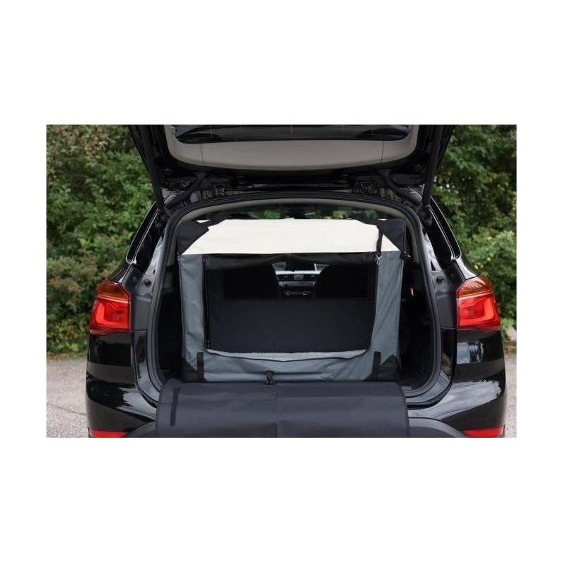 Boîte de transport KERBL JOURNEY - 81 x 58 x 58 cm - Gris / Beige