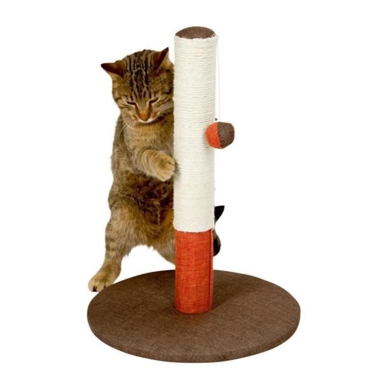 Poteau griffoir pour chat 50cm - Bordeaux/marron