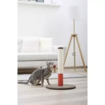 Poteau griffoir pour chat 50cm - Bordeaux/marron