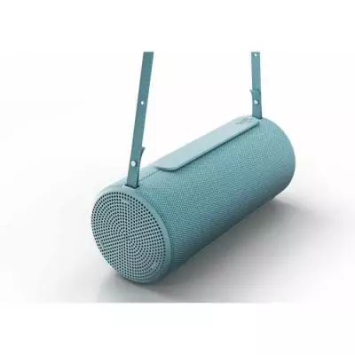 Enceinte portable Bluetooth LoeWE We. HEAR 2 - Bleu Aqua - Compact et puissant