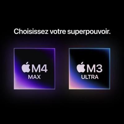 Mac Studio 512Go SSD - 36Go RAM - Puce M4 Max - CPU 32 coeurs - GPU 36 coeurs