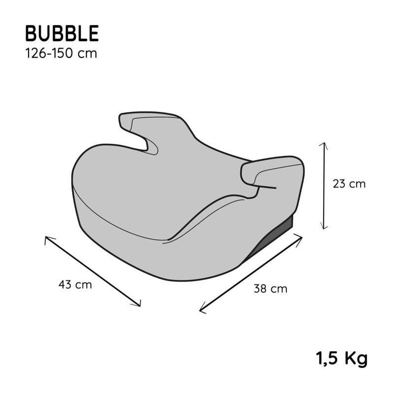Siège auto réhausseur NANIA Bubble - Groupe 3 - Noir