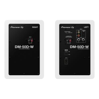 Enceintes de monitoring Pioneer DJ DM-50D-W - 2x25W - Blanc