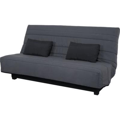 Banquette clic clac 2 places Gris - Confort et élégance