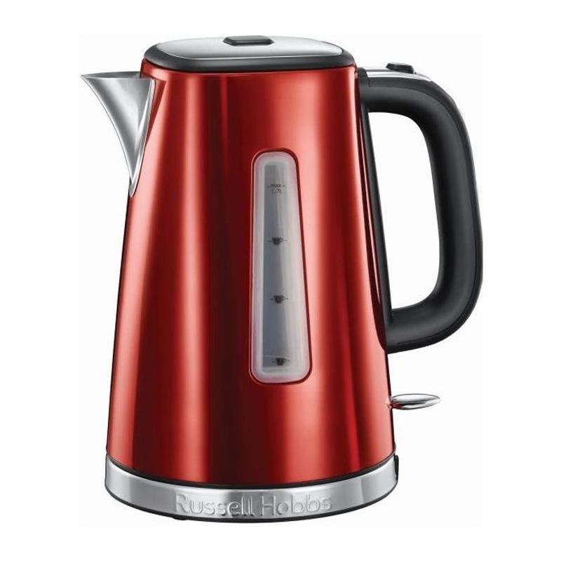 Bouilloire Electrique 1.7L Luna - RUSSELL HOBBS - Rouge vibrante
