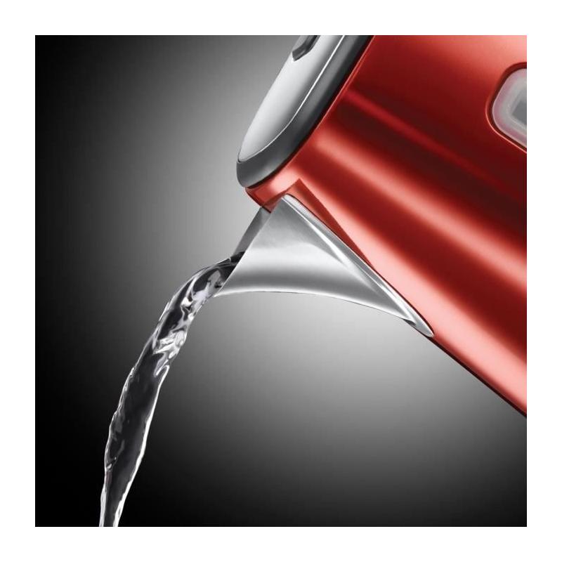 Bouilloire Electrique 1.7L Luna - RUSSELL HOBBS - Rouge vibrante